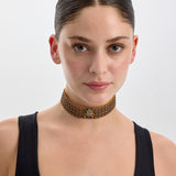 SCARAB IN COLD BLOOD CHOKER