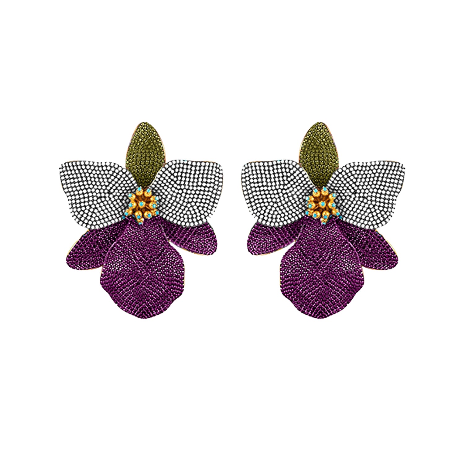 SINGAPORE ORCHIDS EARRINGS