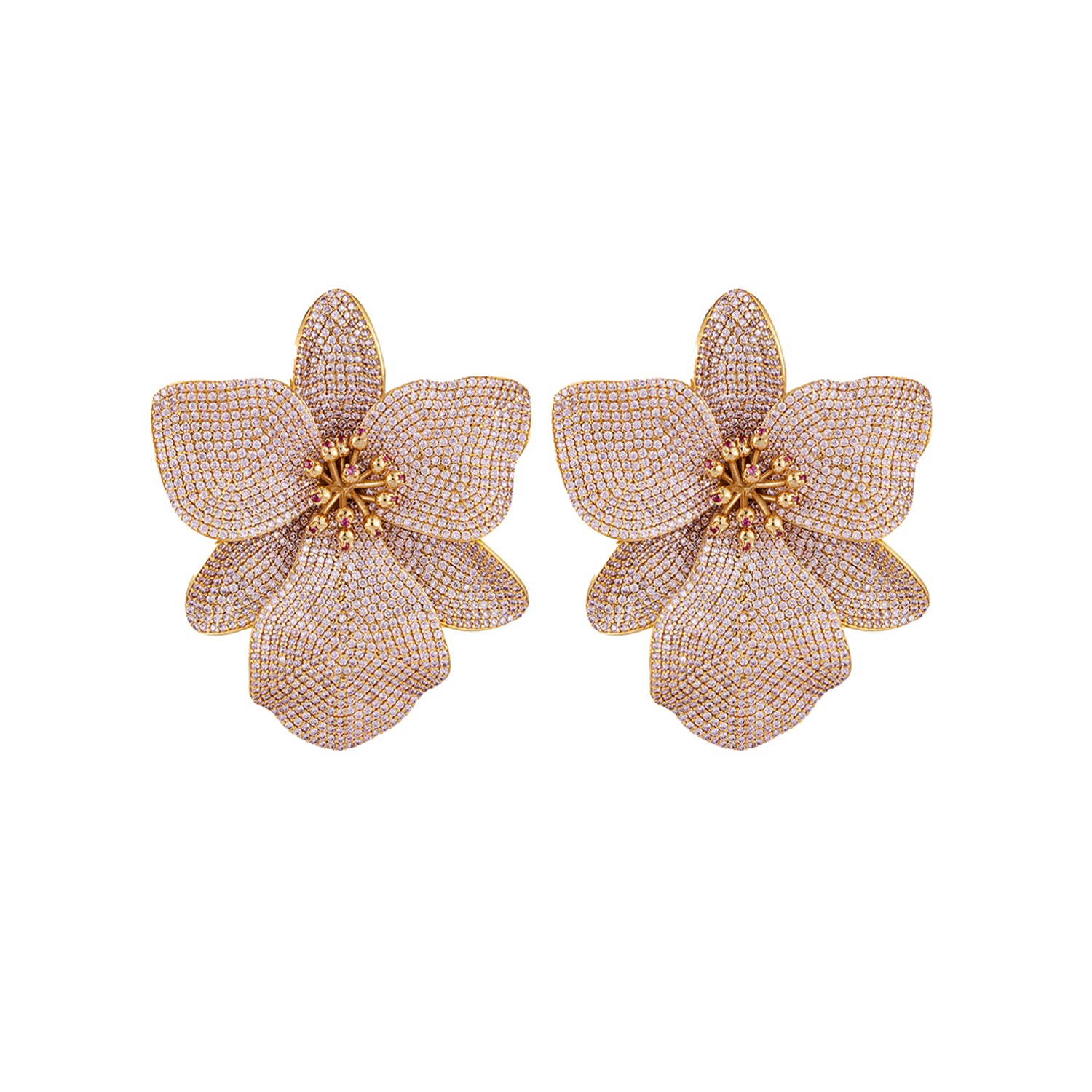SINGAPORE ORCHIDS EARRINGS – BEGÜM KHAN - Main Image