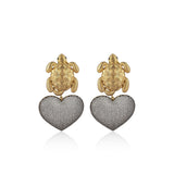 TURTLE IN LOVE EARRINGS