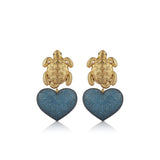 TURTLE IN LOVE EARRINGS