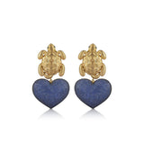 TURTLE IN LOVE EARRINGS