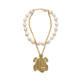 TARTARUGA WHITE PEARL NECKLACE