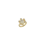 PRINCESS TURTLE DIAMOND PINKY RING