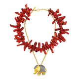 ELEPHANT ANACAPRI NECKLACE