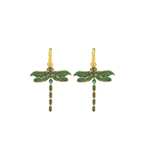 MINI DRAGONFLY HOOP EARRINGS