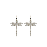 MINI DRAGONFLY HOOP EARRINGS