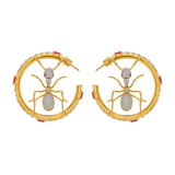 ANT VITRUVIUS HOOP EARRINGS