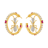 ANT VITRUVIUS HOOP EARRINGS