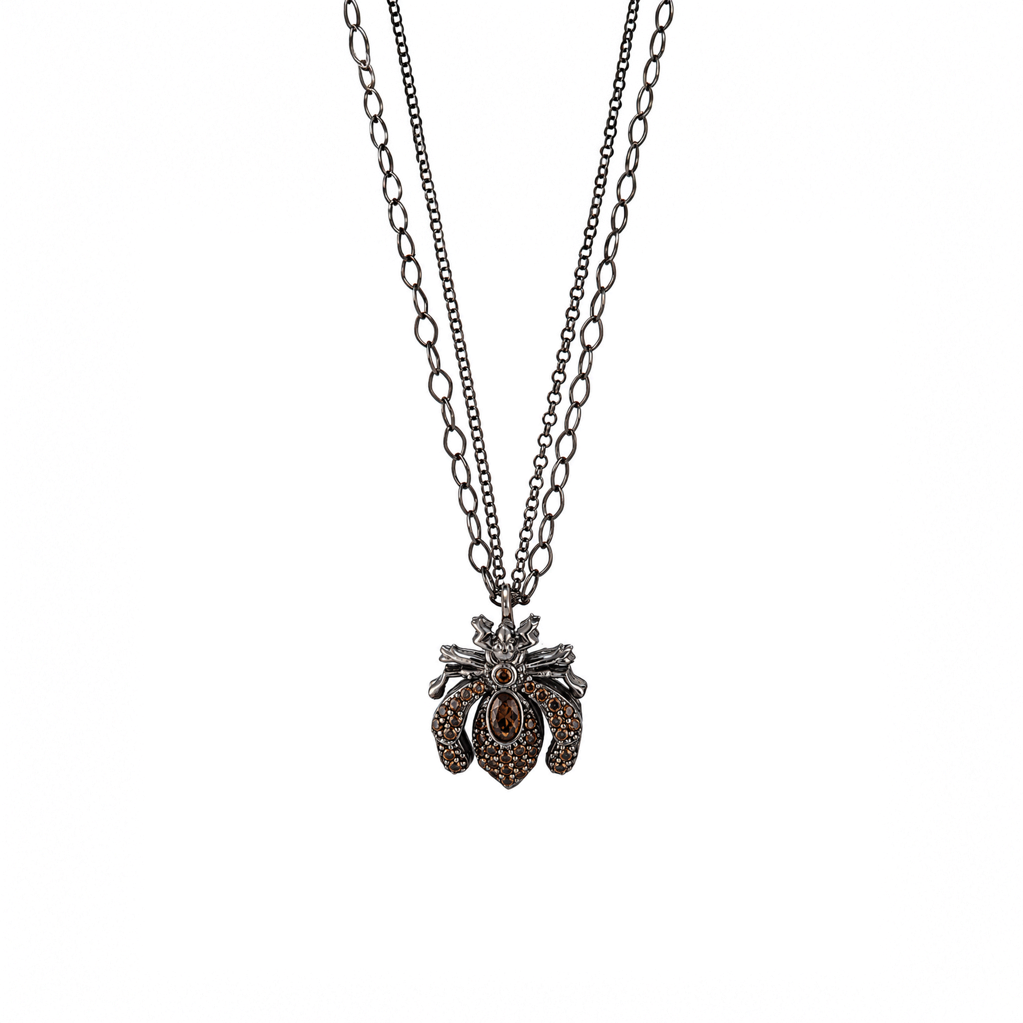 BEE DOUBLE CHAIN NECKLACE