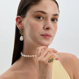 SEAHORSE WHITE PEARL EARRINGS