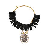 PHARAOH BLACK CORAL NECKLACE