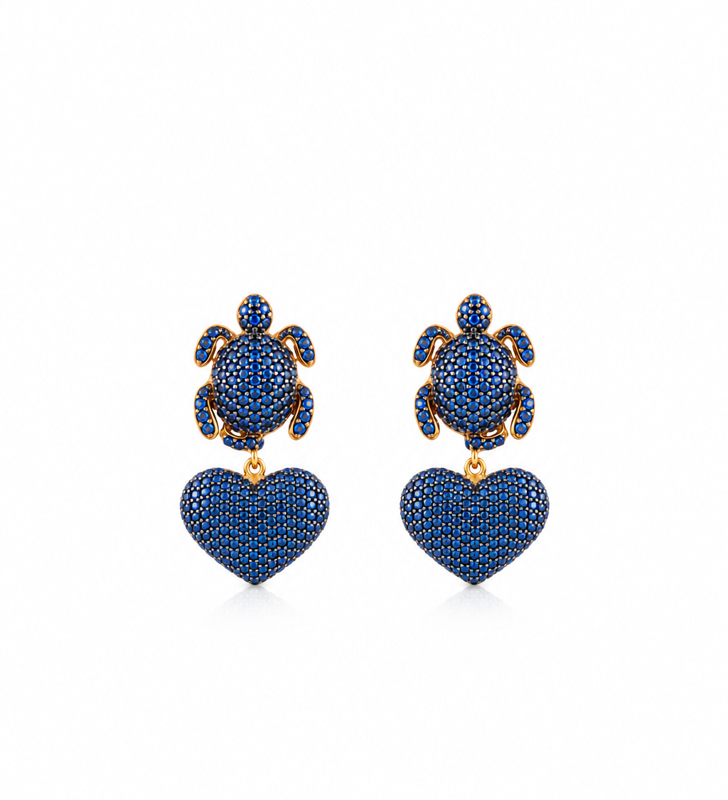 MINI TURTLE MON AMOUR EARRINGS