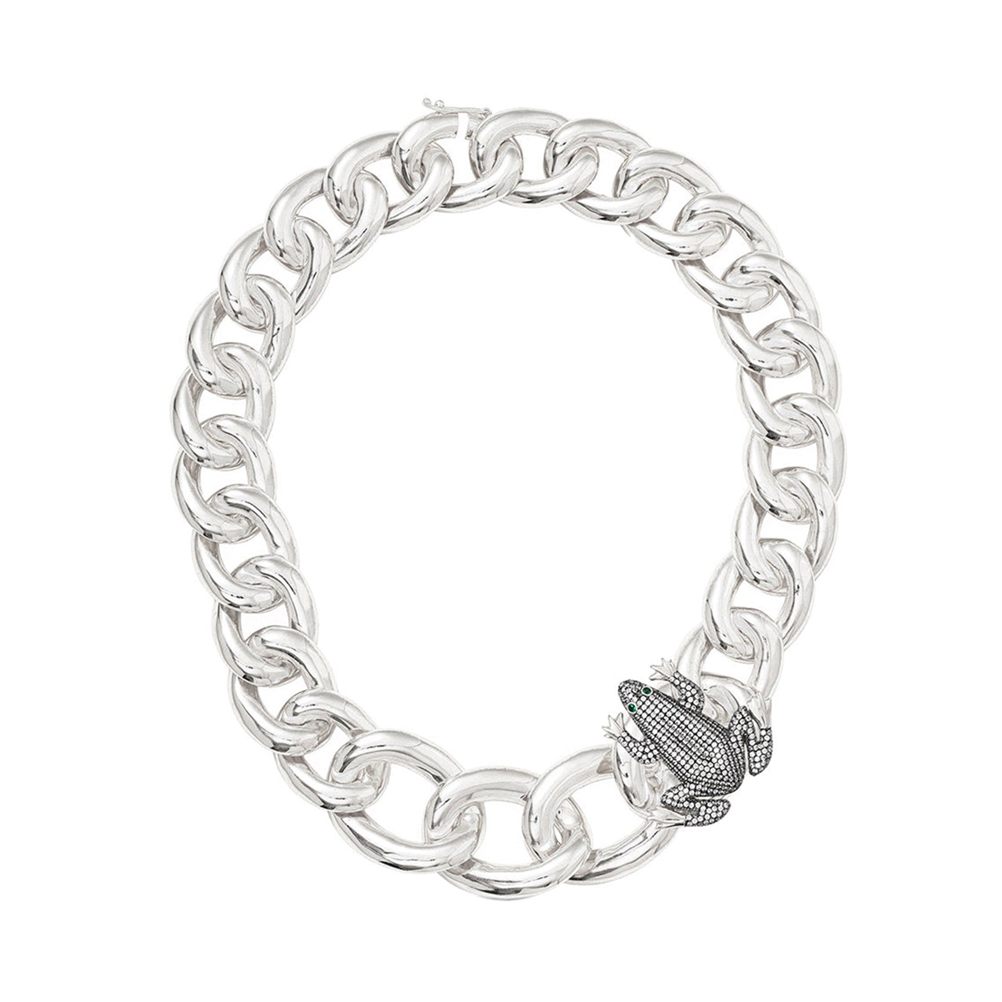 CHAIN REACTION GRENOUILLE NECKLACE