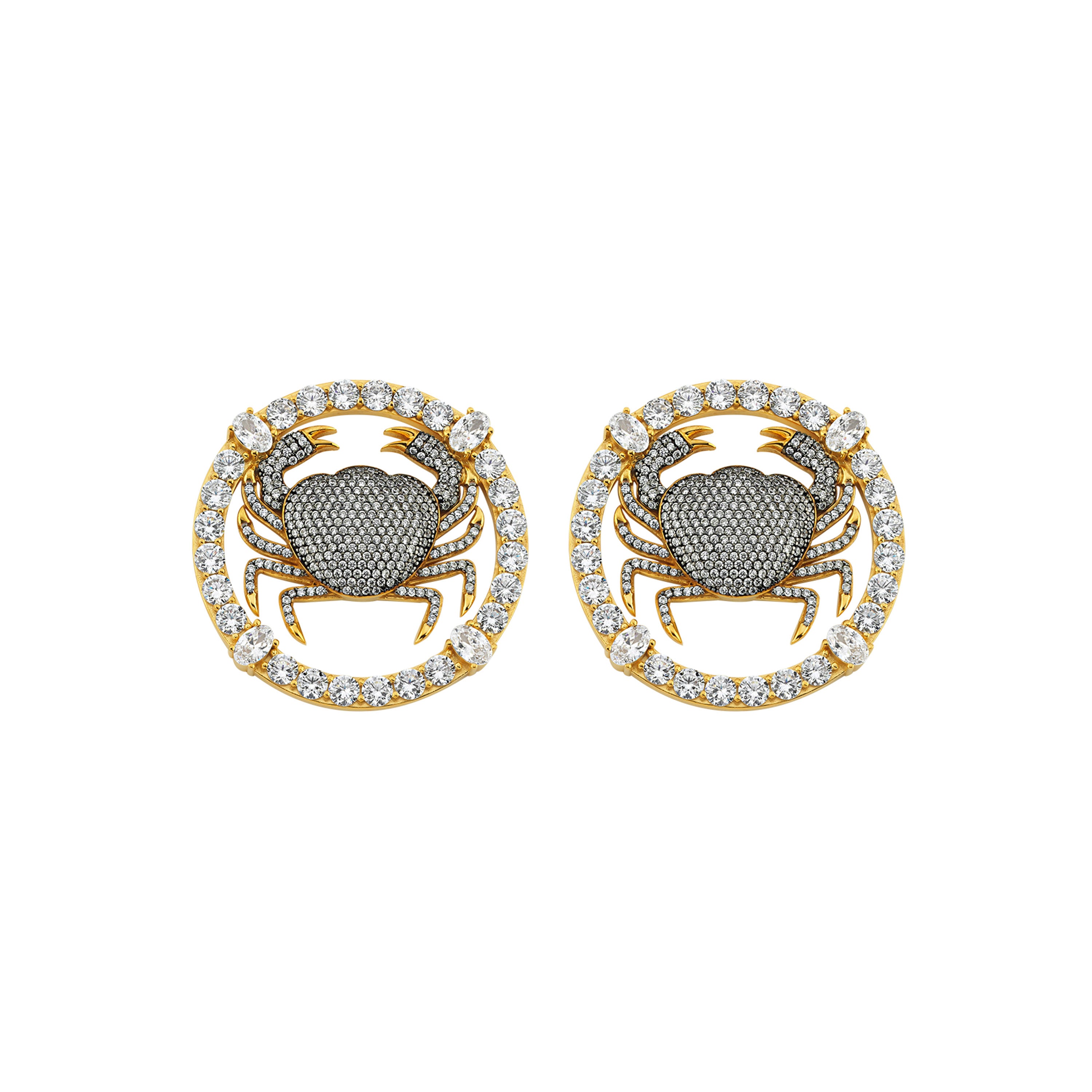 CRAB VITRUVIUS EARRINGS