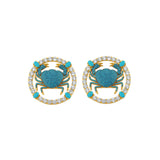 CRAB VITRUVIUS EARRINGS