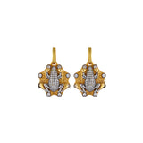FROG SHIELD EARRINGS