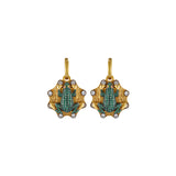 FROG SHIELD EARRINGS