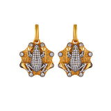 FROG SHIELD EARRINGS