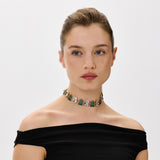 FROG DIAMANTE CHOKER