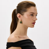 FROG SHIELD EARRINGS