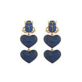 MINI SCARAB IN LOVE EARRINGS