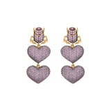 MINI SCARAB IN LOVE EARRINGS