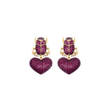MINI SCARAB MON AMOUR EARRINGS