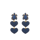 MINI TURTLE IN LOVE EARRINGS