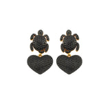 MINI TURTLE MON AMOUR EARRINGS