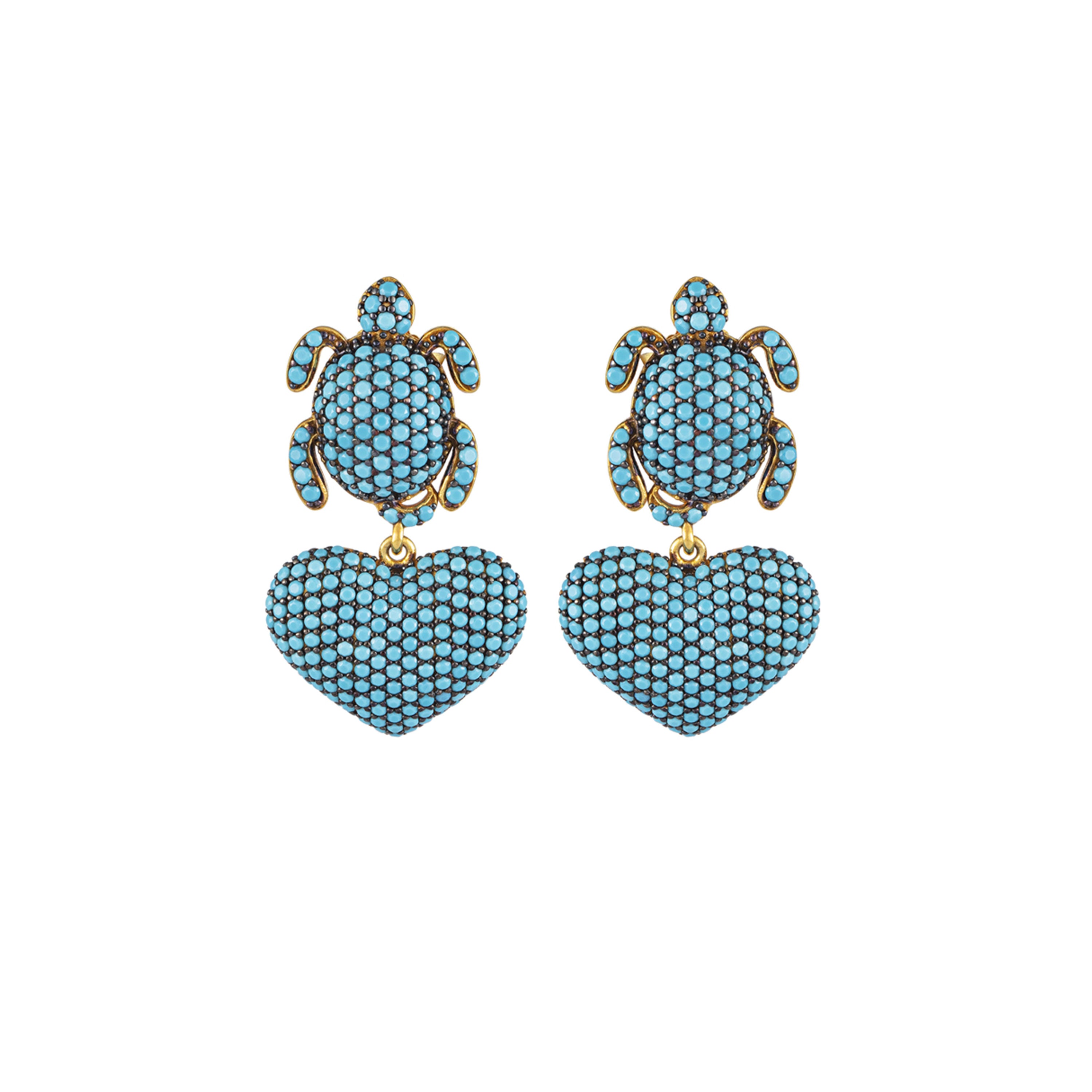 MINI TURTLE MON AMOUR EARRINGS