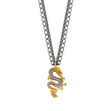 MINI DRAGON DOUBLE CHAIN NECKLACE