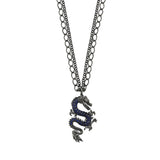 MINI DRAGON DOUBLE CHAIN NECKLACE