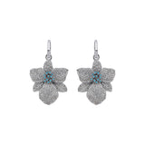 ORCHID HOOP EARRINGS