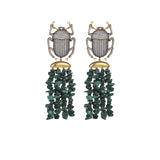 PHARAOH MALACHITE EARRINGS