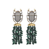 PHARAOH MALACHITE EARRINGS