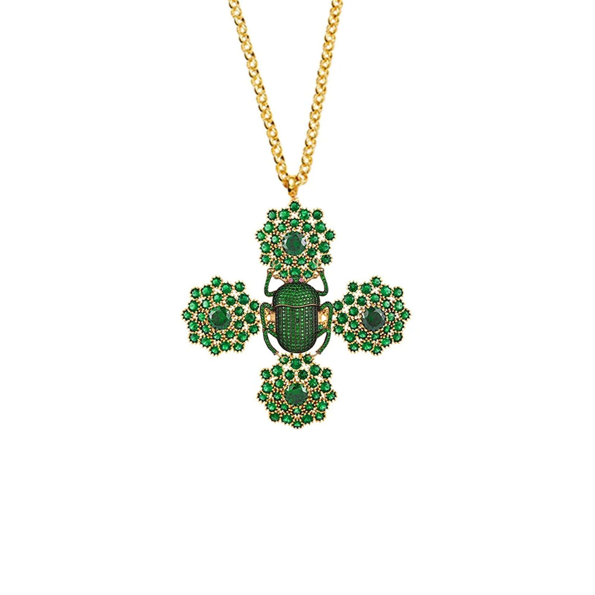 PHARAOH CROSS NECKLACE