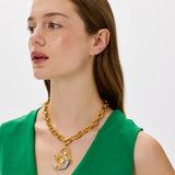 Silver Prawn Osado Necklace by BEGÜM KHAN featuring a detailed prawn pendant on a delicate chain.
