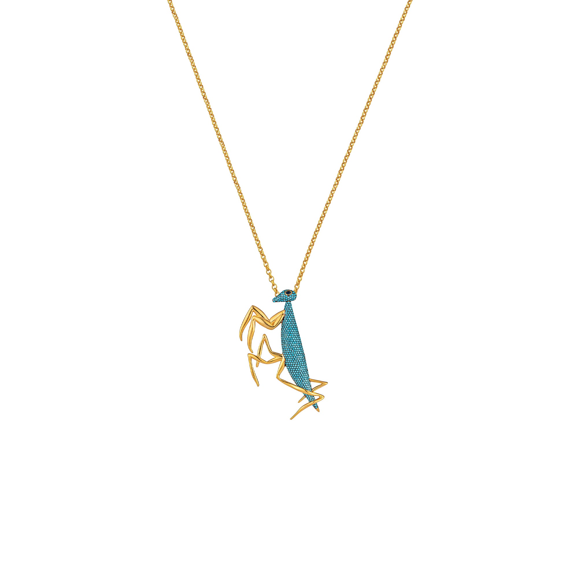 PRAYING MANTIS NECKLACE