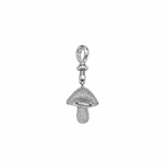 Mini Mushroom Charm by BEGÜM KHAN – platinum-plated