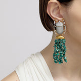 PHARAOH MALACHITE EARRINGS
