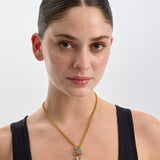 SCARAB CALLAS NECKLACE