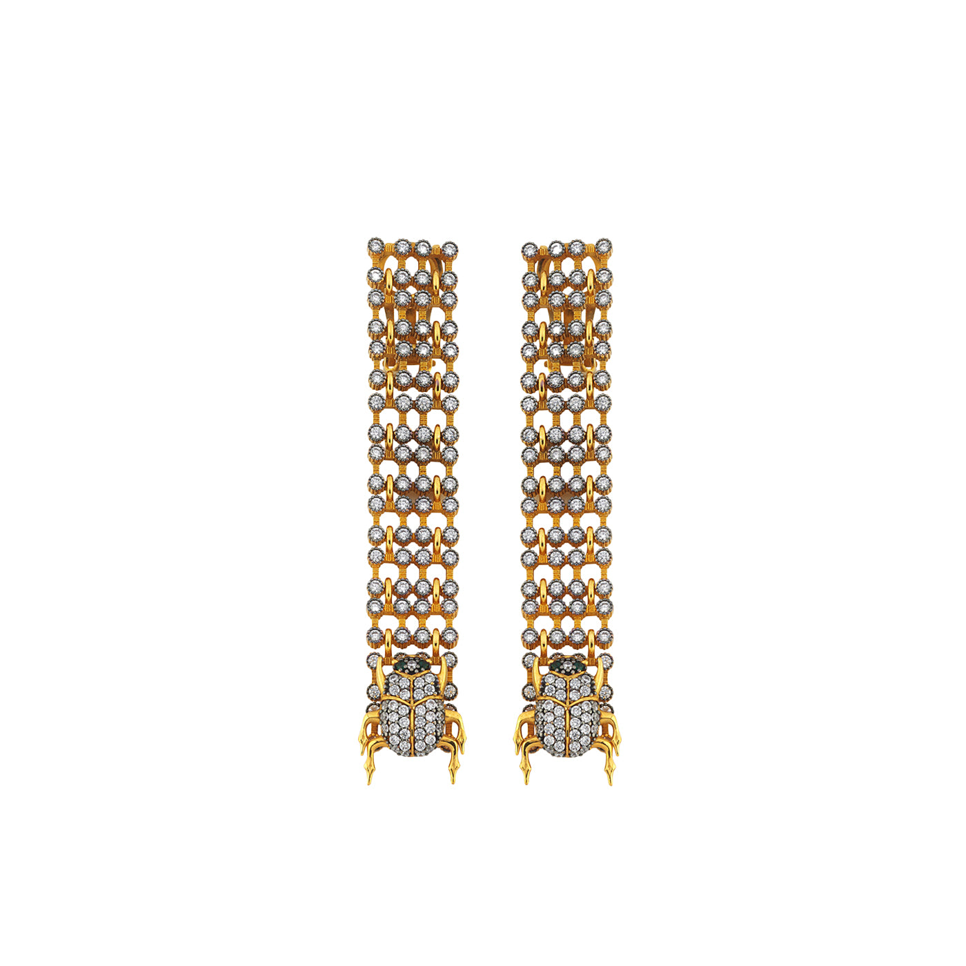 SCARAB CAPOTE EARRINGS