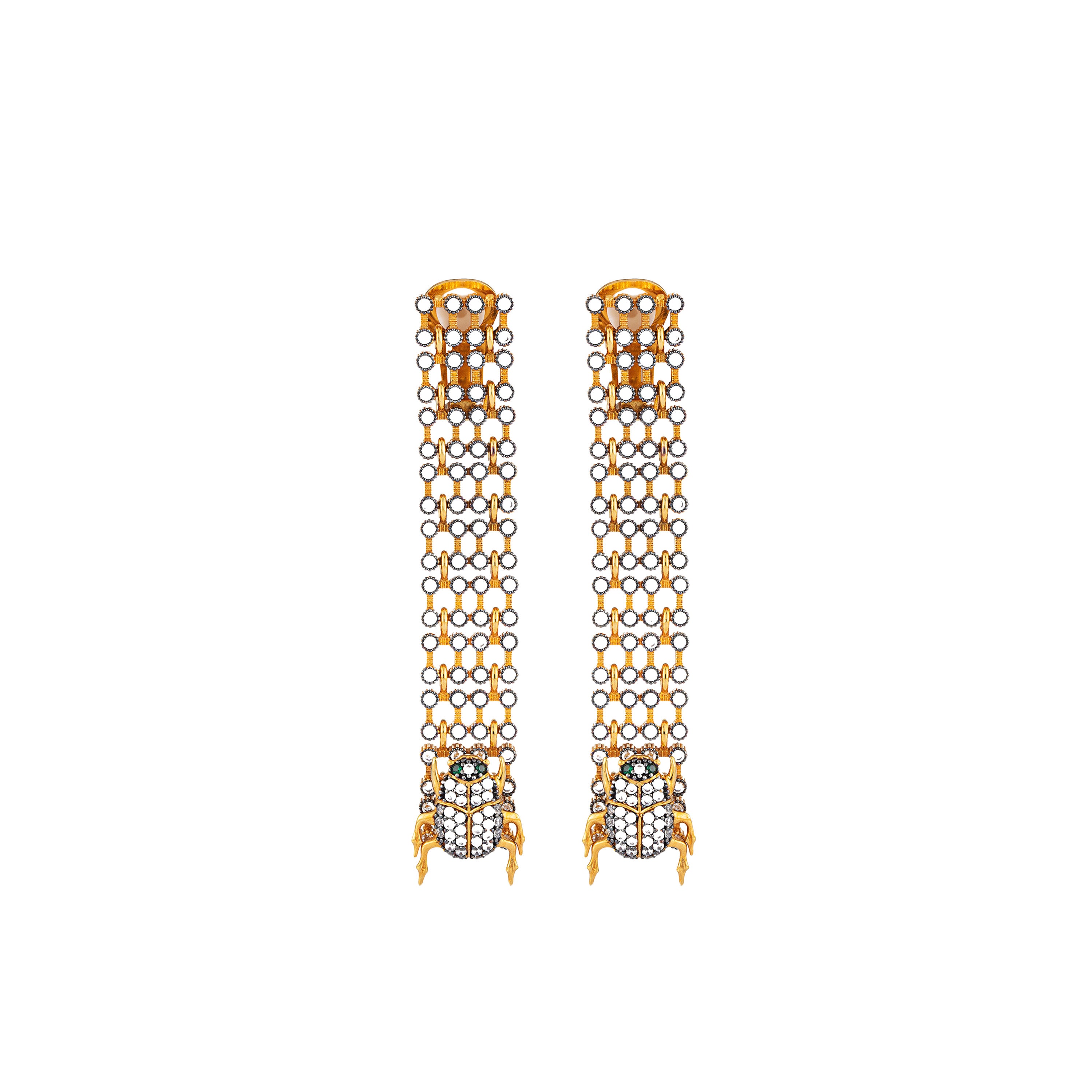 SCARAB CAPOTE EARRINGS