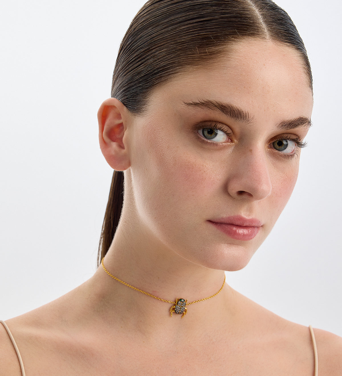 SCARAB INVISIBLE BAROQUE CHOKER