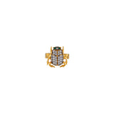 SCARAB PINKY RING