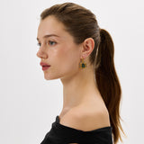 SCARAB SHIELD EARRINGS