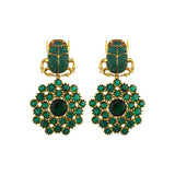 SCARAB SOLE EARRINGS