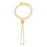 SCARAB HAND BRACELET