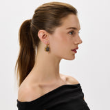 SERDARINO SHIELD EARRINGS